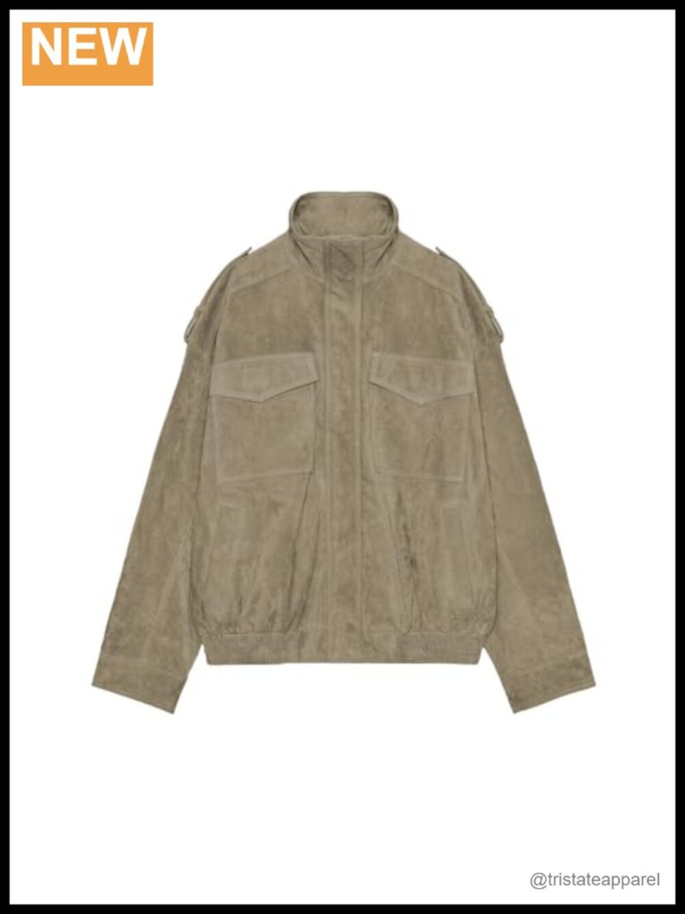 Faux Suede Bomber Jacket Zip Front Long Sleeve Y2K Oversized Blazer